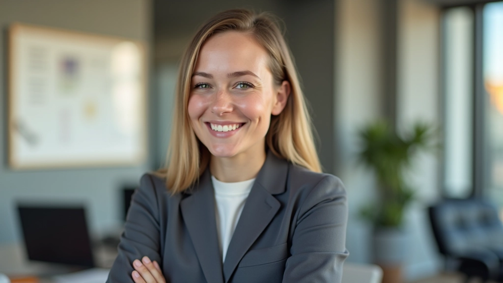 Profissional em ambiente de escritório moderno, planejando transição de carreira com documentos e gráficos